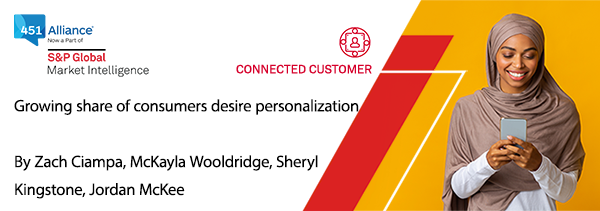Growing share of consumers desire personalization