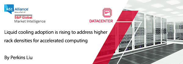 Liquid cooling adoption is rising to address higher rack densities for accelerated computing