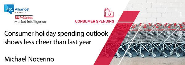 Consumer holiday spending outlook shows less cheer than last year