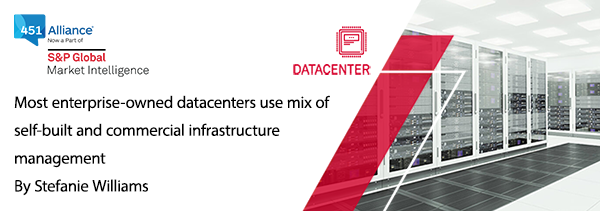 Most enterprise-owned datacenters use mix of self-built and commercial infrastructure management