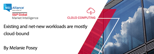 Existing and net-new workloads are mostly cloud-bound