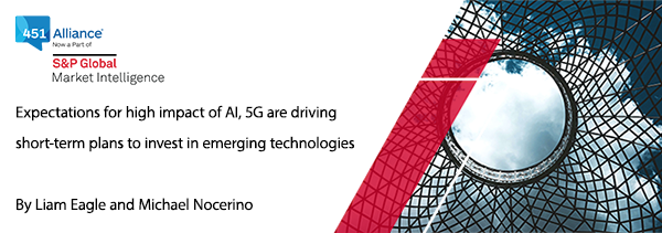Expectations for high impact of AI, 5G are driving short-term plans to invest in emerging technologies