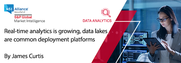 Real-time analytics is growing, data lakes are common deployment platforms